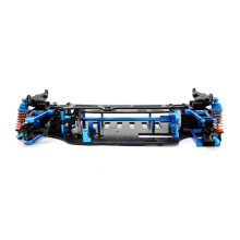 New Aluminum Shaft Drive Carbon Brazed Frame 1/10 4Wd RV Frame Kit for Tt01 Tt01E Car