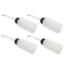 4Pcs Sewing Machine Oiler,120ml Oil Dispenser with Long Angled Spout,Screw Cap Extended Spout Oil Bottle