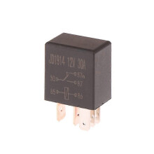 (5Pin 12V) 4 Pin/5 Pin 30A 12V/24V Automotive Violet Relay Socket With Wire With Terminal Automotive Control Device Auto Car Relay