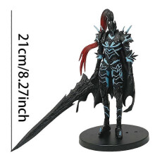 (21cm No Box) 21cm/8.27inch Solo Leveling Anime Figure Sung Jinwoo Action Figure Knightmaster Yeglit Figurine PVC Adult Collection Model Toy