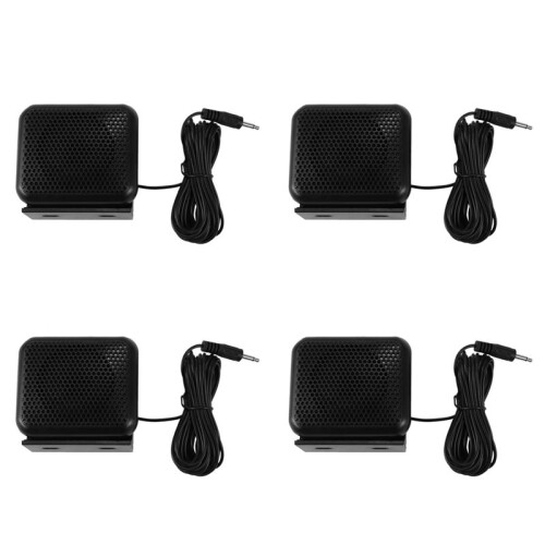 4X  External Speaker NSP-100 for  for  for  for  Ham Radio CB  Transceiver