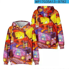 (kids height 150CM) Anime Roblox Forsaken Gubby Creative Cartoon Trendy 3D Printing Peripheral Hooded Sweatshirt Hoodie for Boy and Girl Gifts