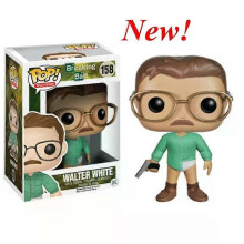 (158 in box) FUNKO POP Breaking Bad HEISENBERG #162 GOODMAN #163 Walter White #160 #165 Gus #167 Vinyl Action Figure Model Toys for kids Gift