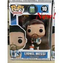 (10 IN BOX) New Arrival Funko POP Football Stars Lionel Messi #10 Lionel Messi #50 Vinyl Action Figure Collection Model Toy Gift
