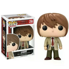 (216 with box) New Funko POP Death Note Light #216 RYUK #217 #218 L with Cake #219 PVC Action Figure Collectible Vinyl Dolls Movie Toys Gifts