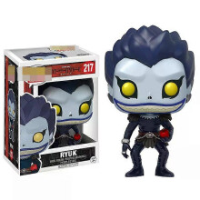 (217 with box) New Funko POP Death Note Light #216 RYUK #217 #218 L with Cake #219 PVC Action Figure Collectible Vinyl Dolls Movie Toys Gifts