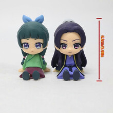 (6.3cm 2PCS) 10cm Kusuriya no Hitorigoto Anime Figure Garden Party #2640 Maomao Action Figure #2372 Jinshi Figurine PVC Collection Model Toys