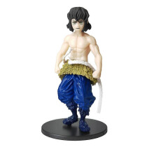 (No Box Inosuke-1) Hot Blooded Anime Ghost Slayer Character Zaomen Charcoal Jiro Zaomen You Bean Figurine PVC Model Desktop Decoration Ornament