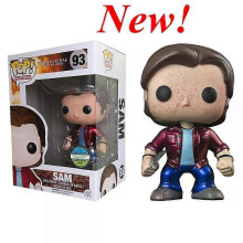 (93 new with box) FUNKO POP Supernatural black Sam 93 Dean 94 Castiel Wings Blood Castiel 95 Charlie 176 Crowley 200 Bobby 305 Action Figure Toys