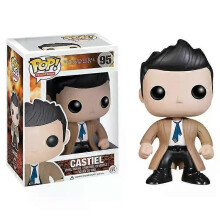 (95.1 with box) FUNKO POP Supernatural black Sam 93 Dean 94 Castiel Wings Blood Castiel 95 Charlie 176 Crowley 200 Bobby 305 Action Figure Toys