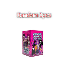 (Random 1pcs) 6Pcs/set Kpop Demon Random Blind Box Disassembly Fun Blind Bag Demon Hunters Figure Statue Desktop Decoration Surprise Gift Box