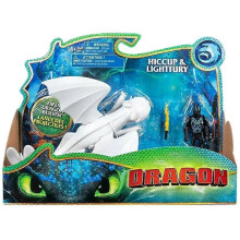 (B) New variety of toothless figurines night light and wind flying poisonous teeth dolls figurines figurines sets birthday gifts