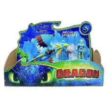 (C) New variety of toothless figurines night light and wind flying poisonous teeth dolls figurines figurines sets birthday gifts