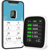 Air Quality Meter, CO2 Detector, WiFi Air Quality Monitor NDIR Sensor CO2 Meter Detects CO2