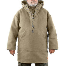 (3XL, Apricot) "Winter Men's Leisure Jacket Hooded Wool Heavy Coat And Sweatshirt"