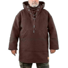 (S, RED) "Winter Men's Leisure Jacket Hooded Wool Heavy Coat And Sweatshirt"
