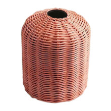 (Coffee L) Handmade Woven Cooking Gas Tank Protective Cylinder Cover, Camping Hiking Gas Tanks