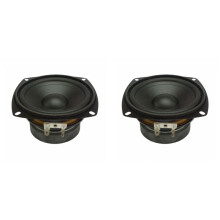 2pcs 4 Inch Audio Sound Speaker Driver Hifi 4 Ohm 30W Square Mid-Bass Waterproof Speaker for Outdoor Home