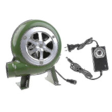 (40W-Us) Powerful Bbq Blower Charcoal Chimney Starter Bbq Fan, Smoker Fan Iron Electric Blower Ac100-240v 2900rpm Adjustableprompt-dwdz