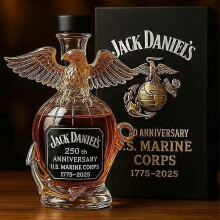 (H) Funny Middle Finger Whiskey Glass Decanter Duck Turtle Dog 10Oz Glass Whiskey Wine Bottle Statue Decoration For Bar Office Home