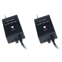 2X GE-RCV1-Empfänger, 433,92 MHz, /AC, 12 V/24 V, für Tor-Garagentor-Fernbedienung, Rolling Code und Externe Empfänger mit Festem Code