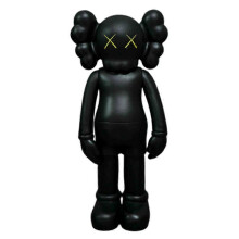 (Black) 8inch Kaws Figures Toys Model Doll Ornaments Tabletop Decoration For Kids Gifts