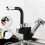 (Black) Swivel Spout Kitchen Sink Mixer Taps With Pull Out Bidet Spray Head 1