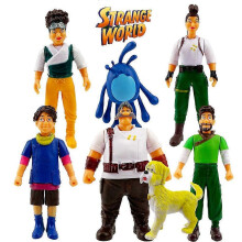 Strange World Mini Action Figure Anime Model Doll Cake Topper Decor for Kids Xmas Gift
