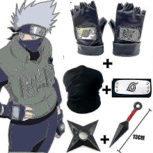 5pcs/set Naruto Kakashi Anime Cosplay Accessories Gloves Kun