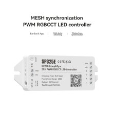 SP325E MESH Networking Synchroniczny Kontroler LED RGBCCT, Kontroler Wielu Pasków LED z Synchronizacją