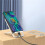 Mobile Phone Stand Desktop Lazy Holder Bedside Foldable Multi-Function Support for 4-8inch Smartphone Silver 3