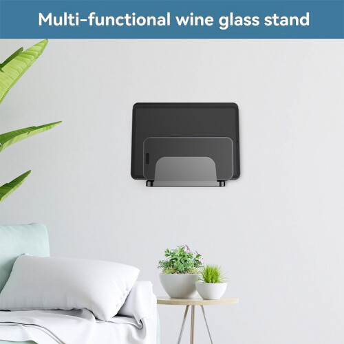 Universal Wall Mount Phone Holder for Multiple Device Tablet E-Books Phone for Watching TV Dramas and Learning White 1