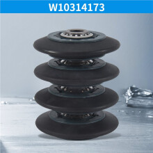 4Pack W10314173 Dryer Drum Roller Replacement for Dryer Compatible with WPW10314173 Roller Drum Support Kit Dryer Parts
