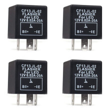 4X Fisso Elettronico A 3 Pin CF-13 RelÈ A RelÈ A 12 V per Lampeggiatore
