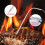 Double Needle Food Thermometer Kitchen Baking Touch Digital Display Thermometer Probe Type Meat Barbecue Thermometer 8
