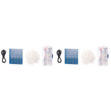 2X Kit di Saldatura per Giocattoli Elettronici A LED Quadrati 3D8 8x8x8 3MM 4,5-5,5V Cubo LED 3D DIY Kit di Saldatura Elettronica