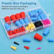 110PCS Silicone Rubber Tapered Plug, High-Temperature Resistant Rubber Stoppers for Hole Plugs, Spraying, Spraying,