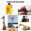 Dump Trailer Remote Control  12V   Down Control  Hydraulic Pump Power Acting Lift Unloading Truck 4