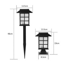 (Color light, A style) Led Solar Pathway Light Ip65 Outdoor Waterproof Lawn Lamp For Garden Landscape Yard Patio Driveway Walkway Lighting Solar Light
