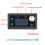 42 57 Stepper Motor Controller Positive and Reverse Angle Pulse Speed Control Board PLC Serial Communication Black+ 4