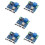 5X WIFI Relay Controller Module,  5V 8V-80V ESP8266 Wireless Controller Module ESP-12F for IOT  Home APP 1