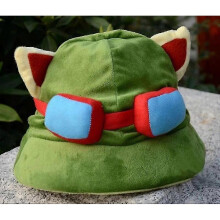 (timo) Cute Game League Of Legends Pual Rammus Teemo Lol Limited Poro Plush Funny Hat Birthday Gift Safe and Top Quality