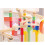 (52pcs)Wooden Childrens Visual Tracking Building Blocks With Marble Track For Play Learning 4