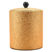 1.3L Stainless Steel Ice Bucket Leather Ice Bucket European Style Wine Red Wine Bar KTV Supplies Champagne Bucket, A