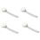 4X Bath Body Skin LOTION APPLICATOR for Back POST-SHOWER Brush Sponge Pad 1
