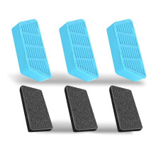 Cat Water Fountain Filters 2.2L/74oz Automatic Pet Water Fountain Replacement Filters and Sponges 3PCS