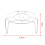 2X Stainless Steel Steamer Rack Stand Kitchen Cooking 3 Inch High 9