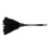 1pc Fashion Turkey Feather Duster with Black Plastic Handle Cleaning Tool(black)35cm 1
