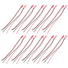 10 Pairs 150mm JST Connector Plug Cable Male+Female for RC BEC Lipo Battery