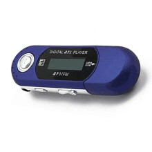 MP3 Player USB 2.0 Small Flash Drive Multilanguage LCD Music Player with 3.5mm Audio Jack Automatic Shutdown(B)